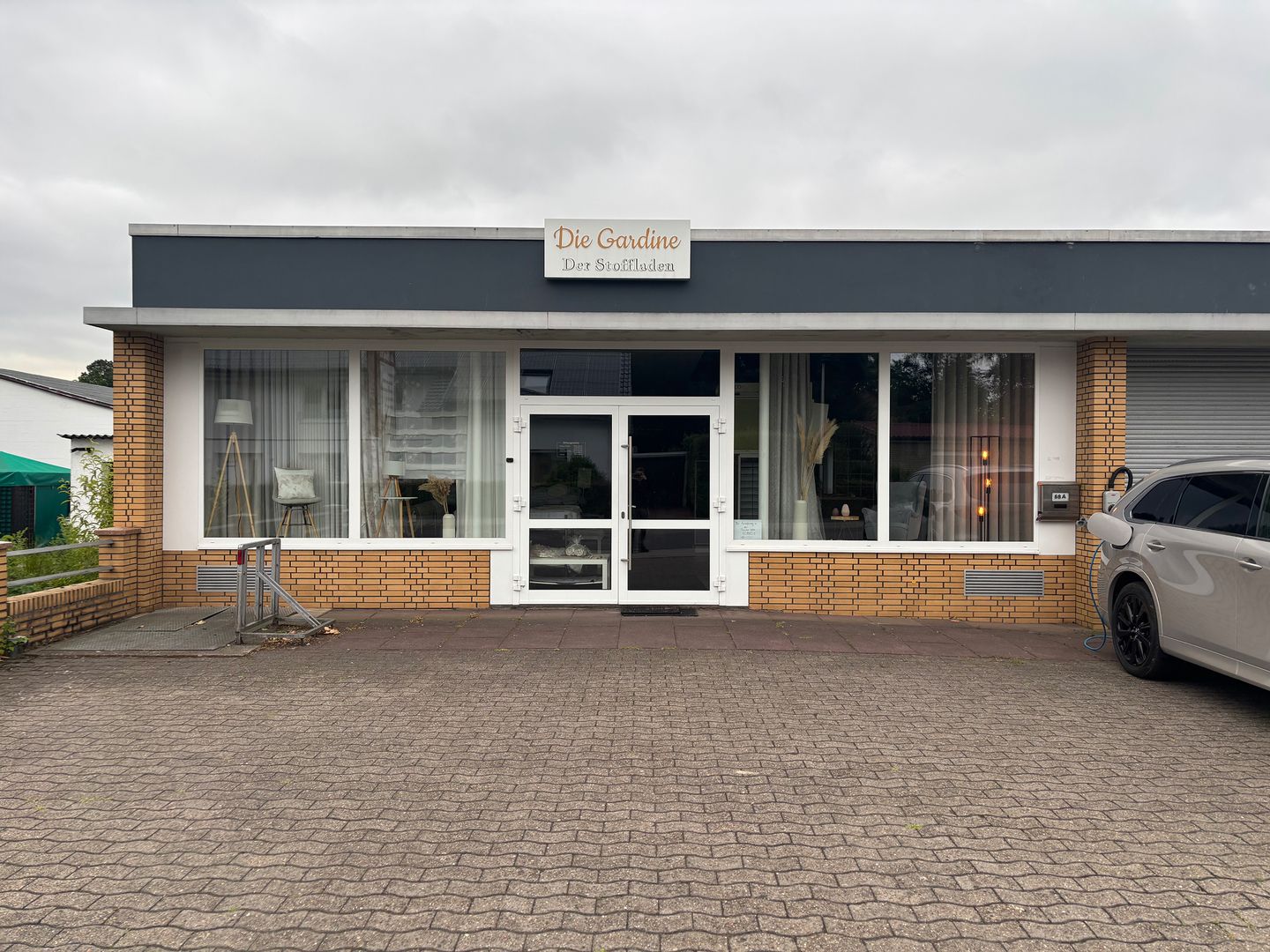 Ein Gebäude von außen